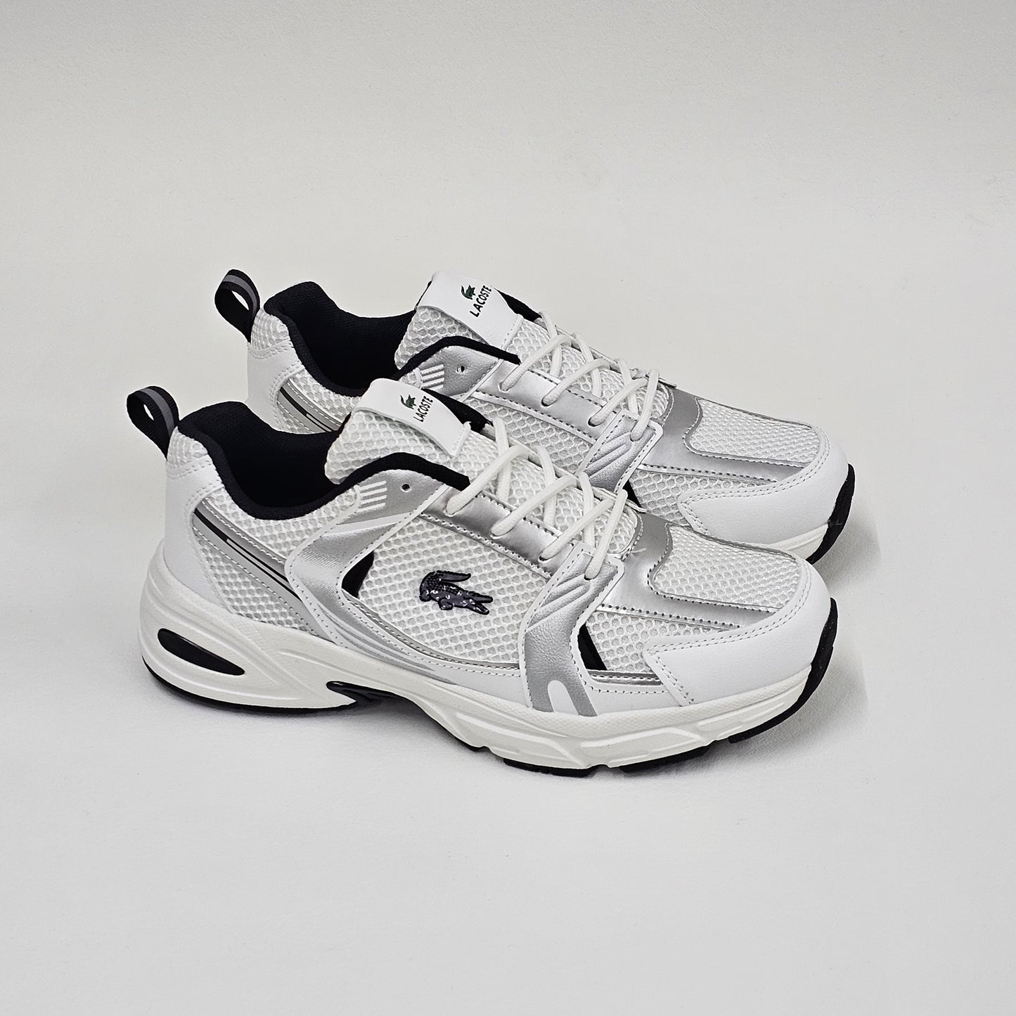 Lacoste branco preto