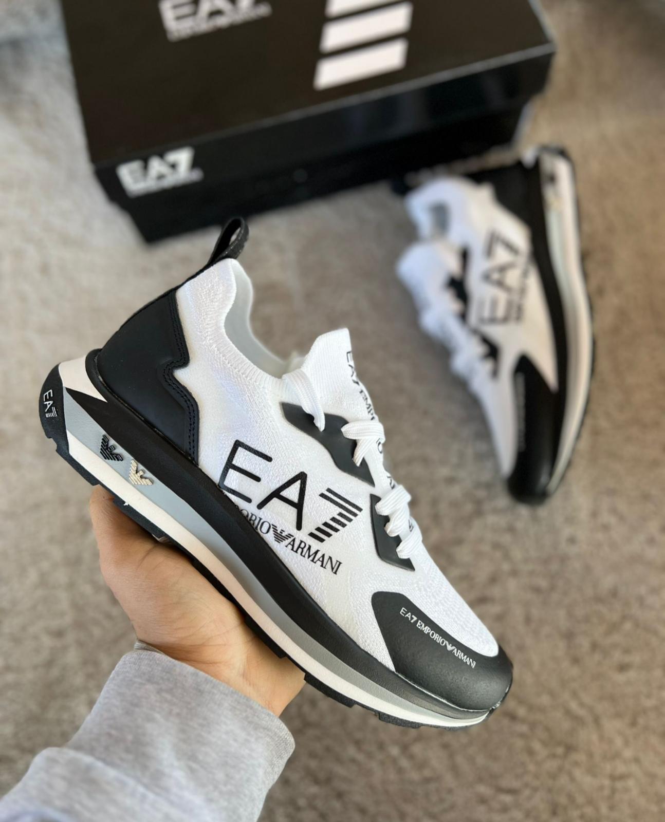 Armani EA7 branco preto
