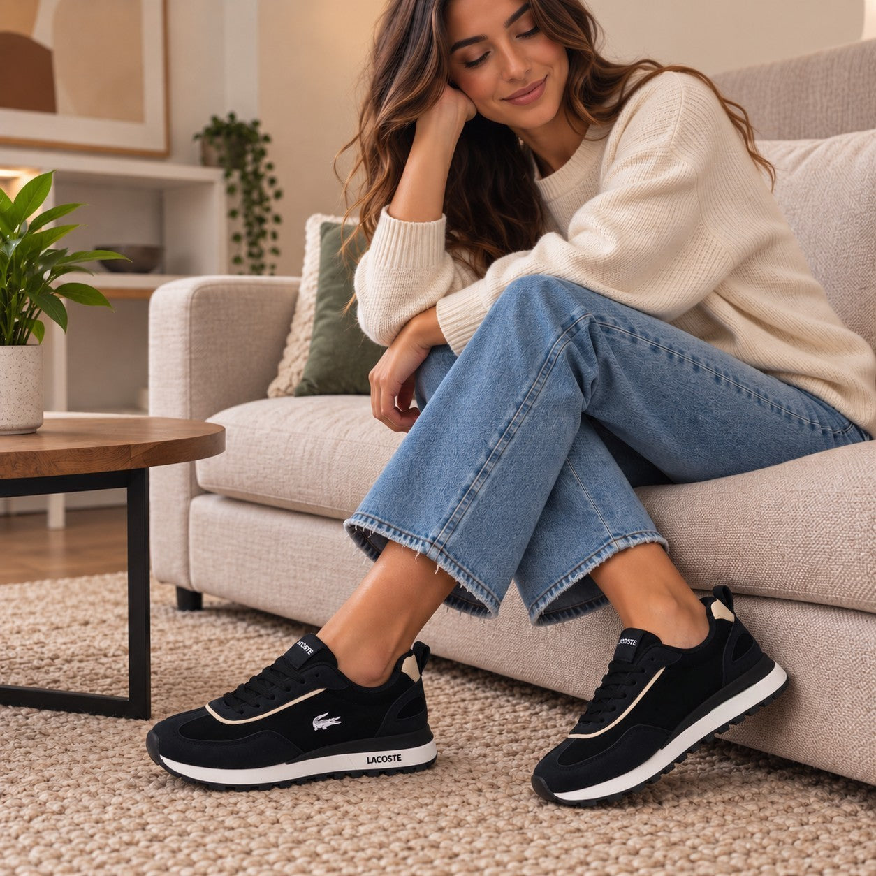 Lacoste preto