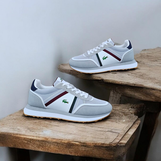 Lacoste cinza branco