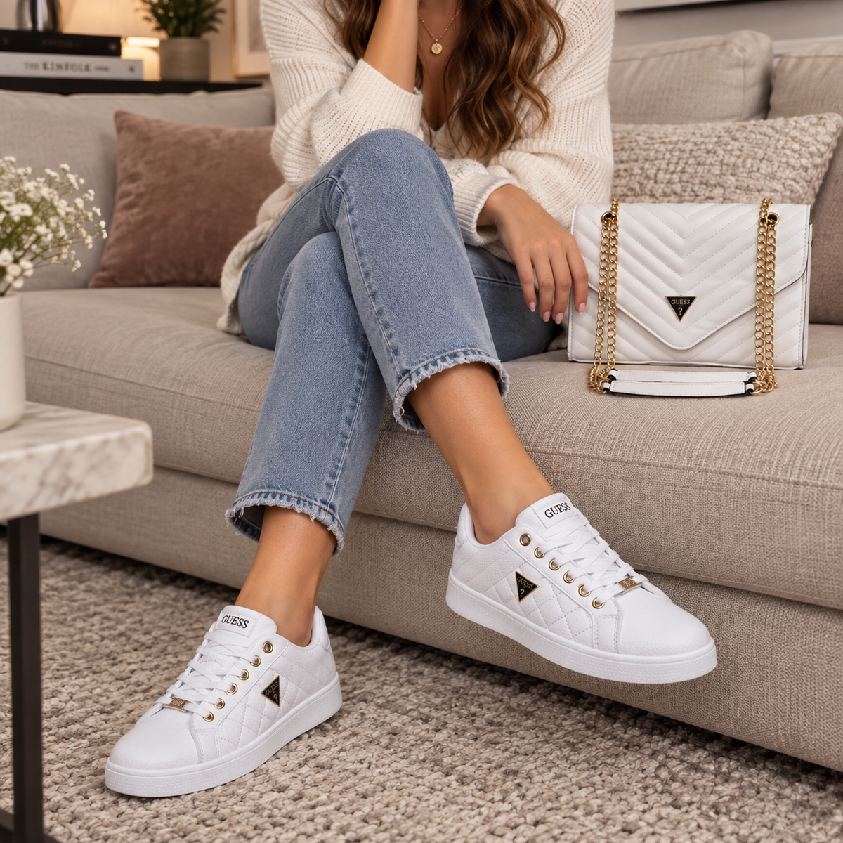 Conjunto guess branco