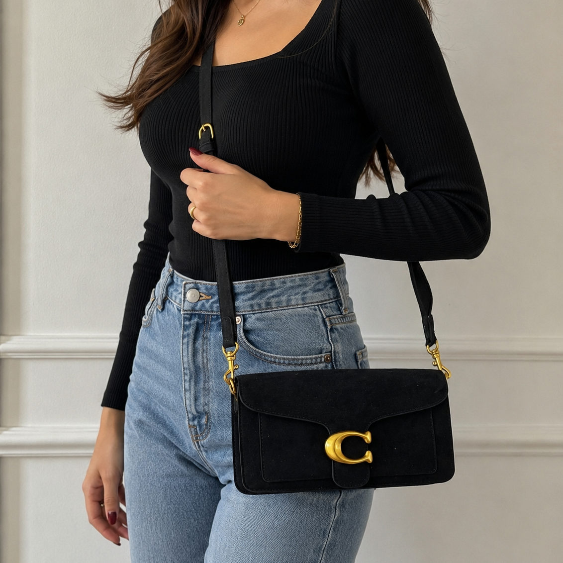 Mala coach croute preto