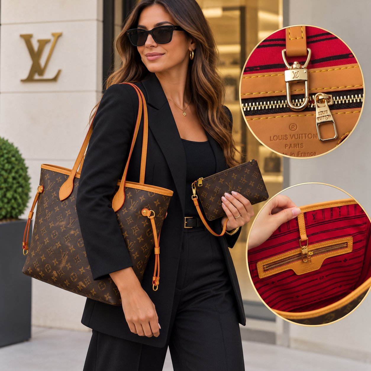 Mala LV castanho